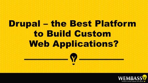 Drupal – the Best Platform to Build Custom Web Applications?