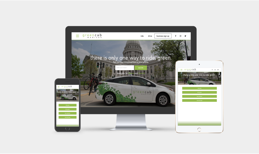 Greencab of Madison Mobile Taxi app